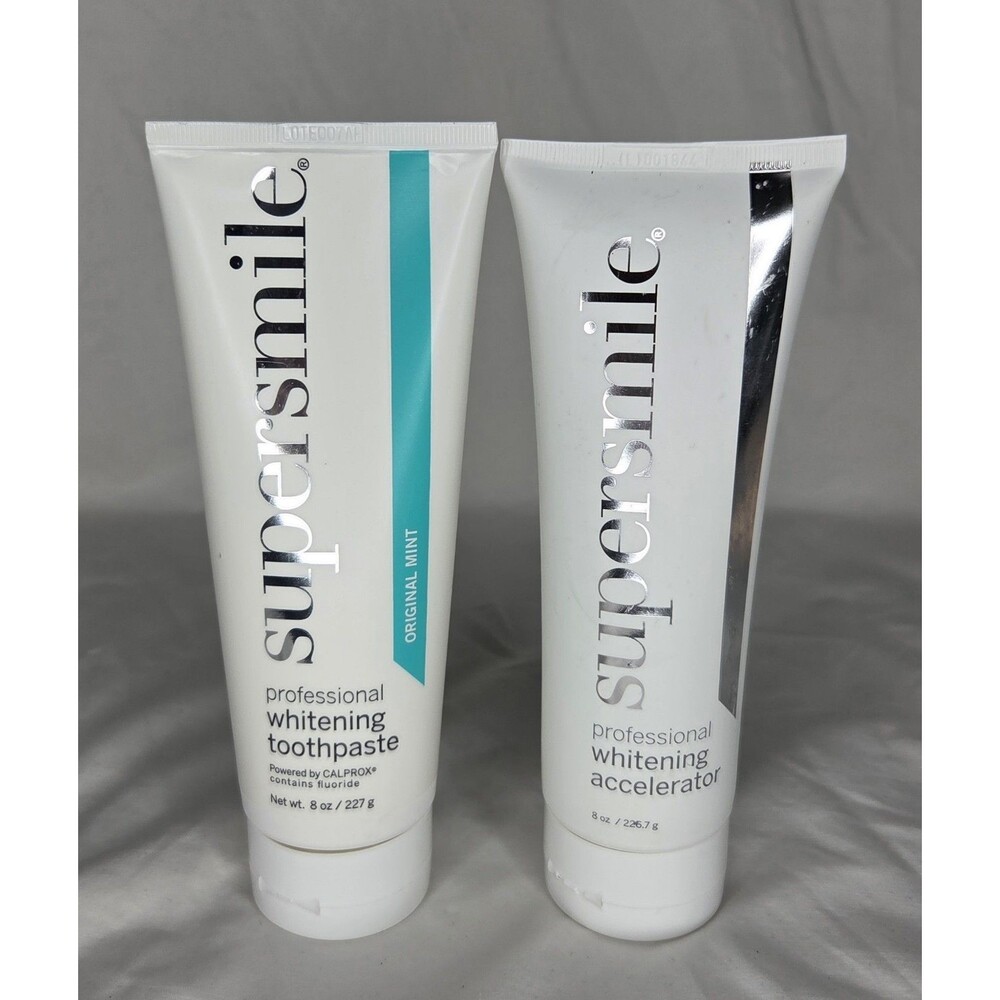 Supersmile Professional Whitening Toothpaste & Whitening Accelerator 8 Oz Bundle